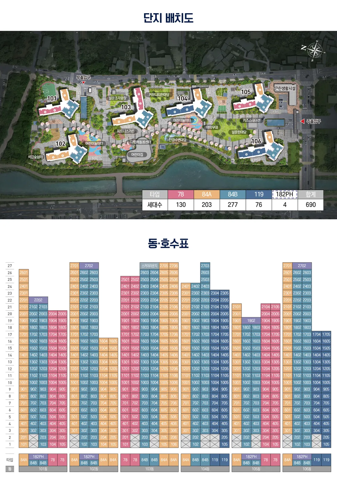 단지 배치도