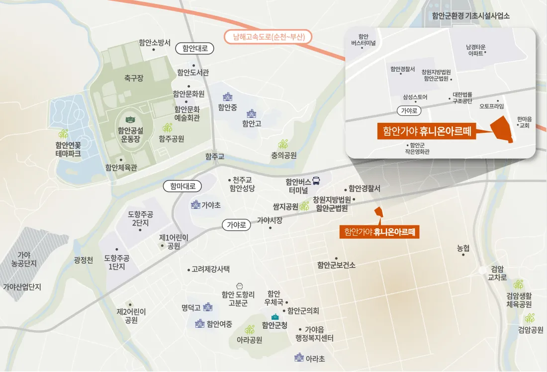 입지환경 지도